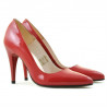 Women stylish, elegant shoes 1246 patent red