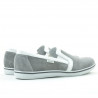 Men casual shoes 870 gray velour 
