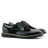 Pantofi casual barbati 826 negru florantic combinat