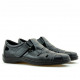 Men loafers, moccasins 819 black