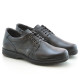 Men stylish, elegant, casual shoes 854 a brown