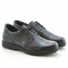 Men stylish, elegant, casual shoes 854 a brown