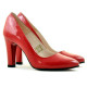 Women stylish, elegant shoes 1243 patent red