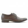 Men stylish, elegant shoes 786 brown