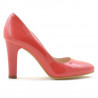Pantofi eleganti dama 1243 lac rosu corai