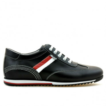 Men sport shoes 807 black+white