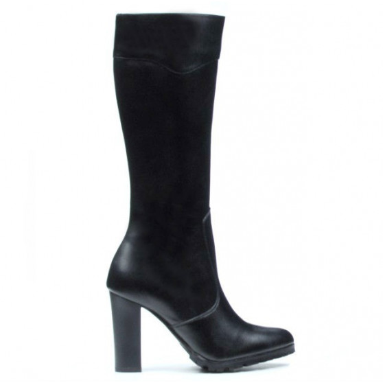 Women knee boots 1163 black