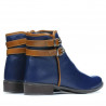 Women boots 3262 indigo+brown
