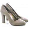 Pantofi eleganti dama 1214 capucino antilopa
