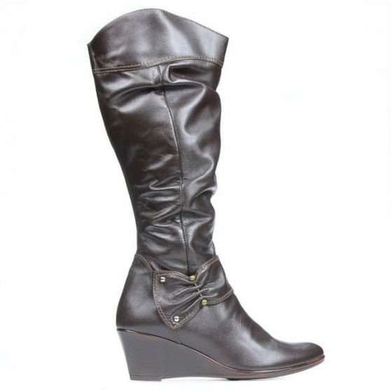 Women knee boots 230 cafe