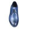 Men stylish, elegant shoes 828 a indigo