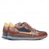 Men sport shoes 833 brown+indigo
