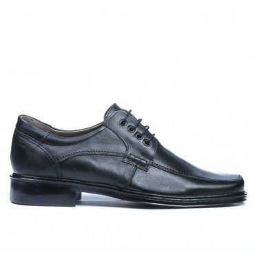 Men stylish, elegant shoes 790 black