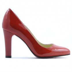 Pantofi eleganti dama 1243 lac rosu01