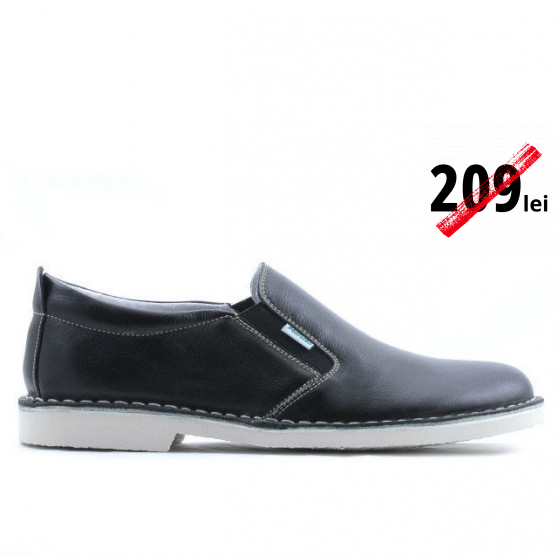 Men casual shoes (large size) 7200m black