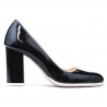 Women stylish, elegant, casual shoes 1254 patent black