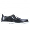 Men casual shoes (large size) 7201m black