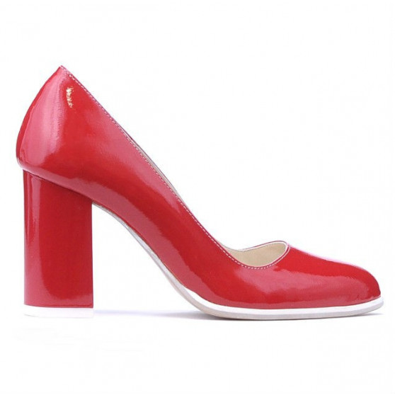 Pantofi eleganti/casual dama 1254 lac rosu