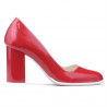 Pantofi eleganti/casual dama 1254 lac rosu