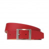 Women belt 02m red