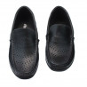 Men loafers, moccasins 813p black