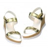 Women sandals 5031 golden
