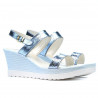 Sandale dama 5031 bleu argento