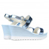 Sandale dama 5031 bleu argento