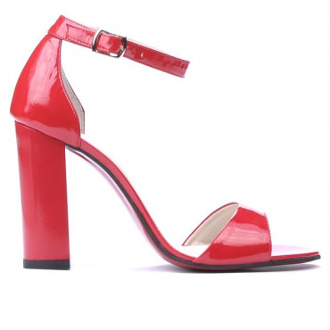 Women sandals 1259 patent red