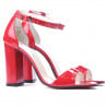 Women sandals 1259 patent red
