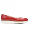 Women casual shoes 677 patent red