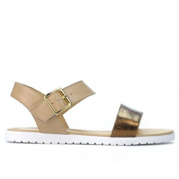 Women sandals 5036 aramiu+beige