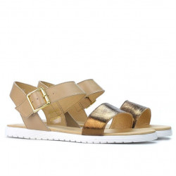 Women sandals 5036 aramiu+beige