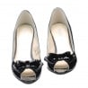Women sandals 1255 patent black