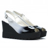 Sandale dama 5026 negru+alb