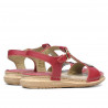 Women sandals 5040 red