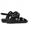 Women sandals 5035 patent black