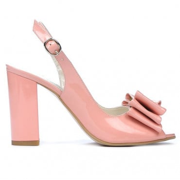 Women sandals 1256 patent pink