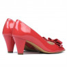 Women sandals 1255 patent red coral