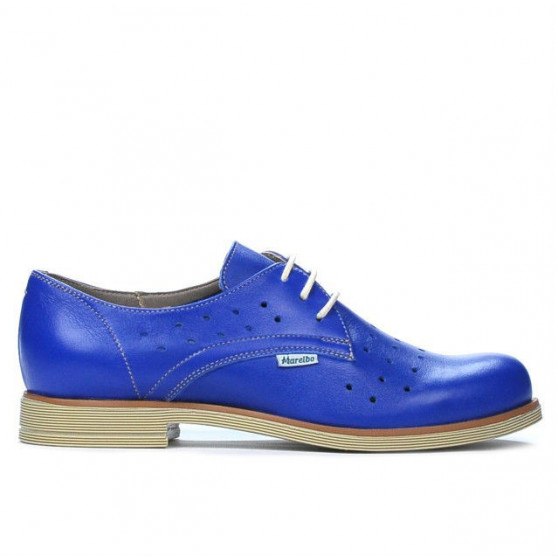 Women casual shoes 678 blue electric