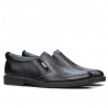 Men casual shoes 7200p black perforat