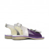 Small children sandals 58c patent purple+beige