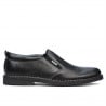 Pantofi casual barbati (marimi mari) 7200mp negru perforat