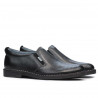 Men casual shoes (large size) 7200mp black perforat