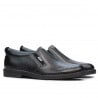 Pantofi casual barbati (marimi mari) 7200mp negru perforat