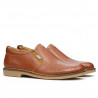 Men casual shoes 7200p brown perforat