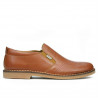 Men casual shoes (large size) 7200mp brown perforat