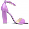 Women sandals 1259 patent light purple