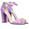 Women sandals 1259 patent light purple