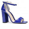 Women sandals 1259 patent blue